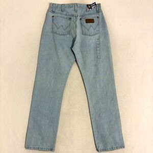 NWT Wrangler Cowboy Cut Slim Fit Jeans Womens 13x32 Light Wash Denim Western